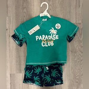 Summer Matching 4 Piece Set Baby Boy Size 9-12M